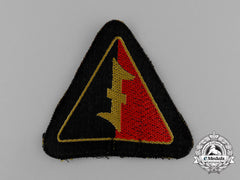 Netherlands. An Nsb National Socialist Movement Sleeve Insignia