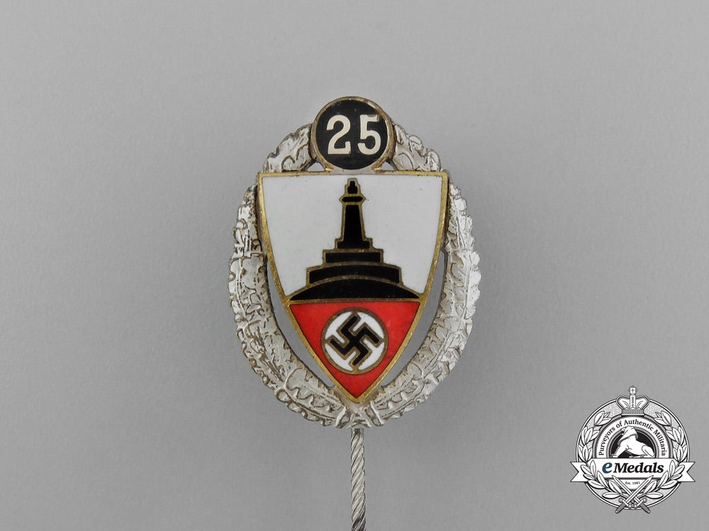 a25-_year_kyffhäuser_veteran’s_organization_stick_pin_e_0795