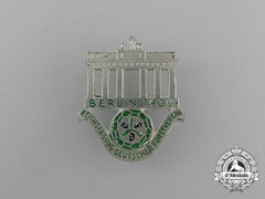 A 1939 Berlin Reichstagung Of The German Forester Association Cap Badge