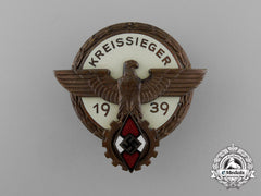 A Hj 1939 Victor’s Badge Of The National Trade Competition H. Aurich Of Dresden