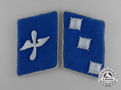 A Mint Set Of Matching Dlv German Air Sports Association Sturmführer Rank Collar Tabs
