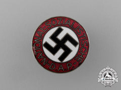 A Nsdap Party Member’s Lapel Badge By Gustav Brehmer Of Markneukirchen