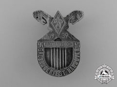 A 1939 Hannover Regional Festival Of Singers Badge By Fritz Mosbach Of Hannover