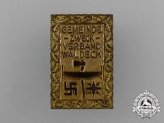 A Waldeck Regional Community Purpose League Badge