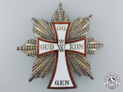 A 1892 Danish Order Of Dannebrog; Grand Cross Star C.1890