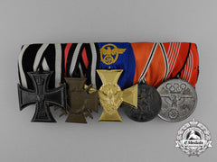 A First War & Third Reich Olympic Medal Bar