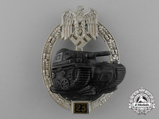 a_special_grade_tank_badge_for25_panzer_engagements_by_josef_feix&_sohn_of_gablonz_e_1175