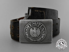 A Wehrmacht Heer (Army) Belt With Buckle