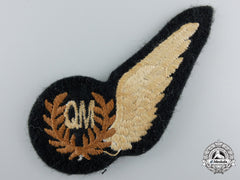 A Second War Royal Air Force (Raf) Quartermaster (Qm) Wing