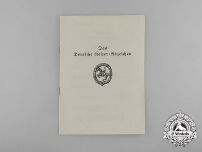 germany,_third_reich._an_award_booklet_for_the_german_equestrian_badge,_bronze_grade_e_1369