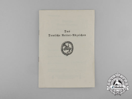 germany,_third_reich._an_award_booklet_for_the_german_equestrian_badge,_bronze_grade_e_1369