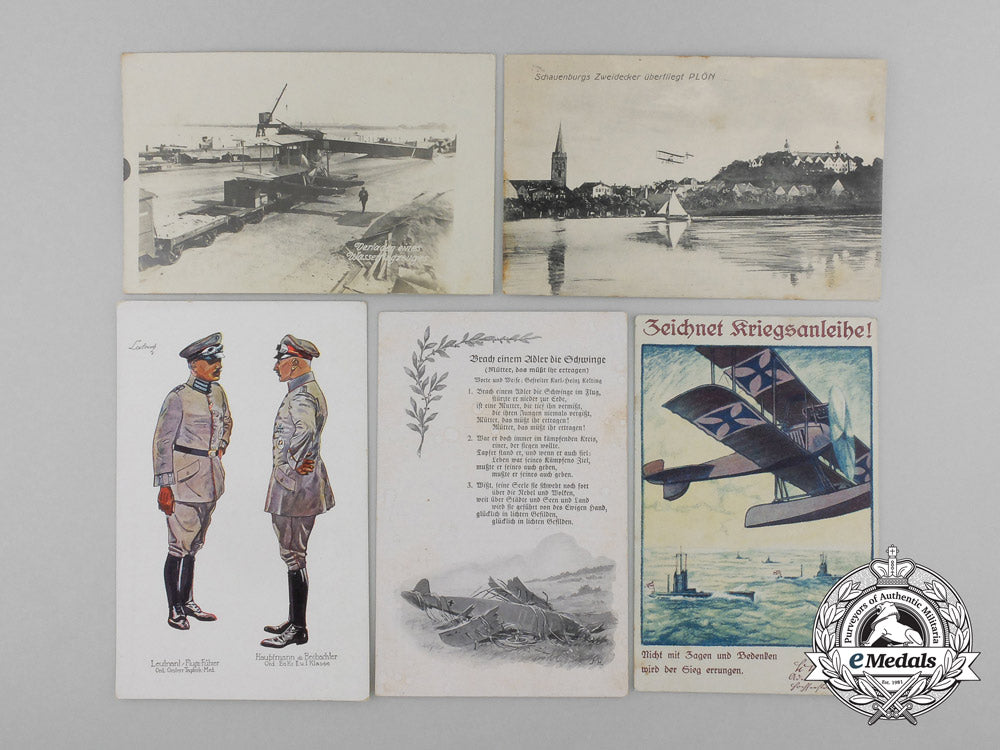 a_lot_of_thirteen_imperial_german_first_war-_era_aviation_postcards_e_1404