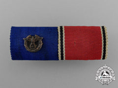 A German Police Long Service And Austrian Anschluss Medal Ribbon Bar