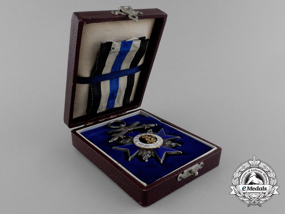 a_cased_bavarian_military_merit_order;4_th_class_with_swords_by_jacob_laser_of_munich_e_1595