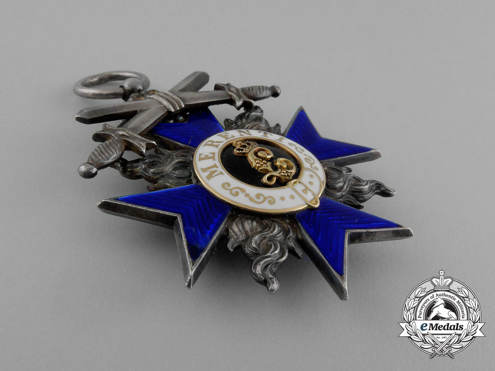 a_cased_bavarian_military_merit_order;4_th_class_with_swords_by_jacob_laser_of_munich_e_1600
