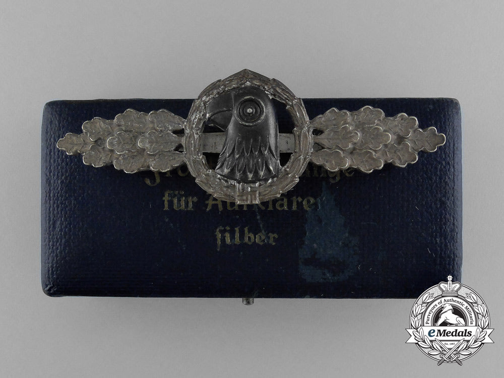 a_cased_luftwaffe_reconnaissance_squadron_clasp;_silver_grade_by_jmme&_sohn_e_1604