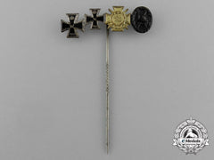 A First War German Iron Cross 1914 Miniature Grouping Stick Pin