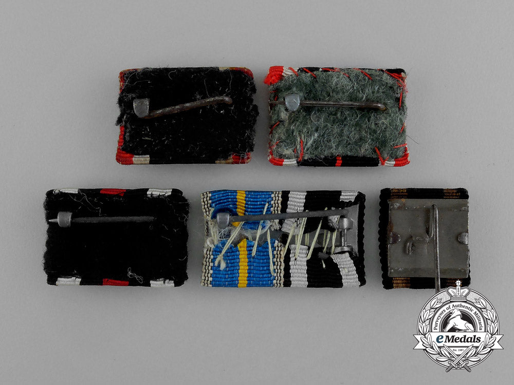 a_grouping_of_five_first_and_second_war_german_ribbon_bars_e_1674