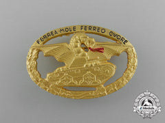 A Mint Second War Italian Commander’s Tank Badge