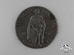 A Rare 1939 Return Of The Port Of Memel Commemorative Medal