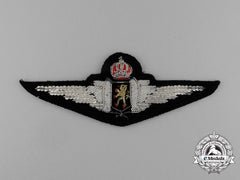 A Belgian Air Force Non-Commissioned Officer Pilot Badge