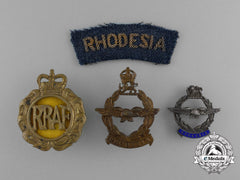 Four Royal Rhodesian Air Force (Rraf) Items