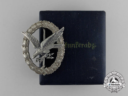 an_early_quality_cased_luftwaffe_radio_operator&_air_gunner_badge_by_c._e._juncker_e_1850