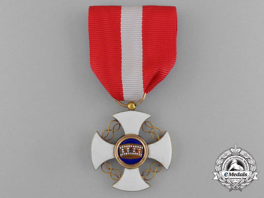 an_italian_order_of_the_crown_in_gold;5_th_class,_knight_e_1912