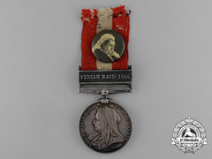 A Canada General Service Medal To Private James Henry Jobbett; Uxbridge Infantry Company