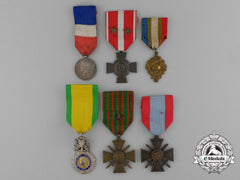 Six French Medals And Awards