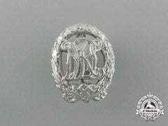 A Miniature Silver Grade Drl Sport Badge By Wernstein Of Jena