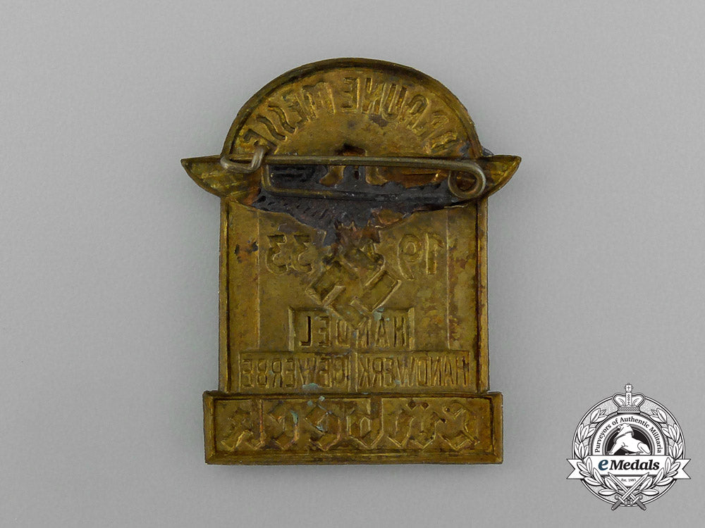 a1933_lübeck_braune_messe“_commerce,_craftsmanship,_business”_badge_e_2259