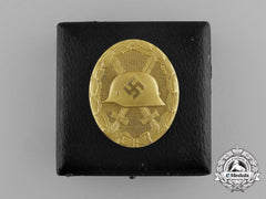 A Mint Gold Grade Wound Badge In Its Original Case Of Issue By The Official Vienna State Mint