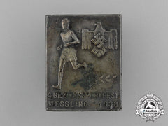 A 1938 Drl Wessling 4Th District Sportfest Badge
