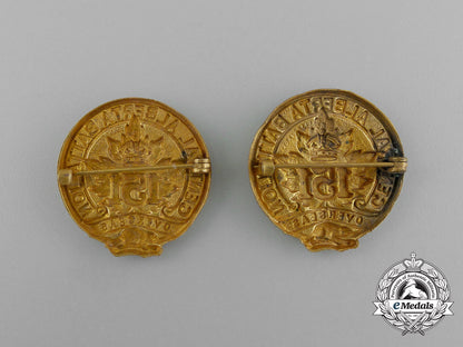 a_first_war151_st_infantry_battalion_officer's_collar_badge_pair_e_2365