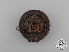 A First War 151St Infantry Battalion Cap Badge, 1St Version