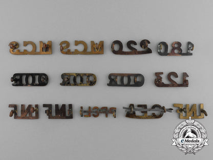 thirteen_first_war_canadian_shoulder_titles_e_2373