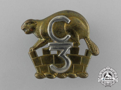a_first_war3_rd_infantry_battalion_officer's_collar_badge_e_2374