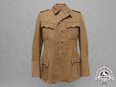A Kriegsmarine Artillery Kapitänleutnant Tropical Tunic By B. Raws & Co.