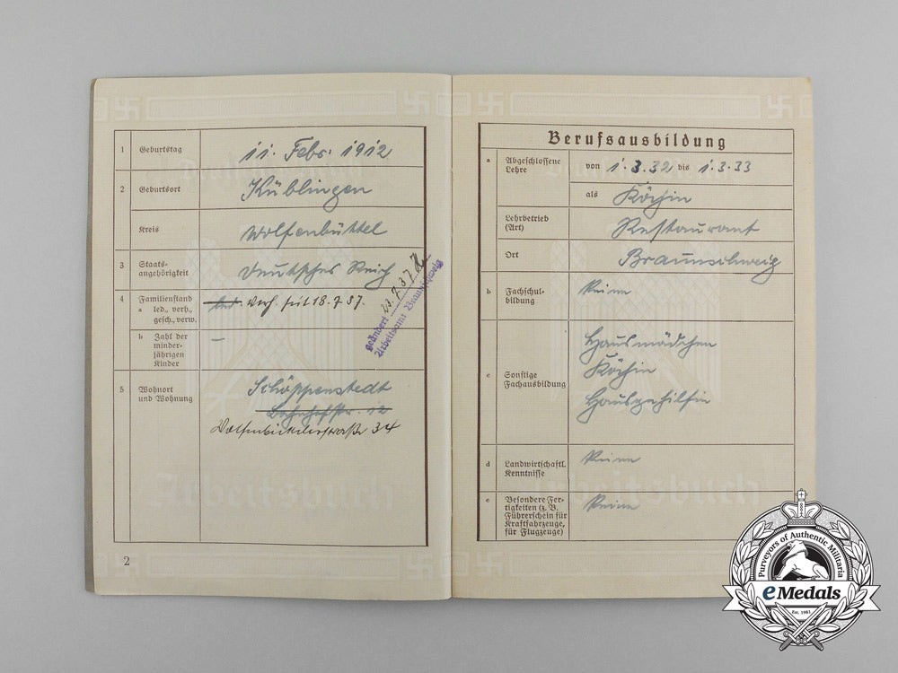 a_lot_of_german_labour_front_books_for_berta_and_otto_sander_e_2465