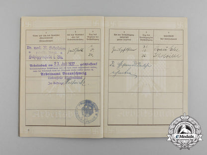 a_lot_of_german_labour_front_books_for_berta_and_otto_sander_e_2467