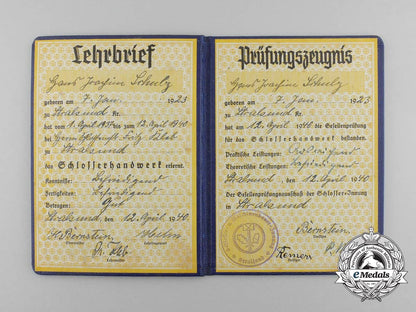 a1937_german_metal_worker_and_mechanical_engineering_association_pass_e_2486