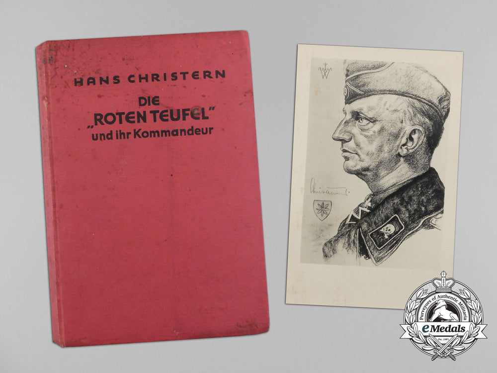 a_copy_of“_the‘_red_devils’_and_their_commander”_signed_by_author_hans_christern_e_2540