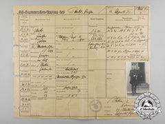 A Service Record Of Standartenführer Günther Pancke; Higher Ss & Police Leader Of Denmark