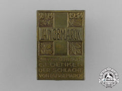 A 20 Year Anniversary Remembrance Badge For The Battle Of Langemarck