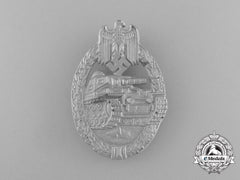 An Absolutely Mint Silver Grade Tank Badge By Ferdinand Wiedmann