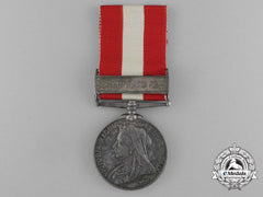 A Canada General Service Medal 1866-1870 To Bombardier Of Hamilton Field Battery