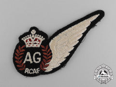 A Second War Royal Canadian Air Force (Rcaf) Air Gunner (Ag) Wing