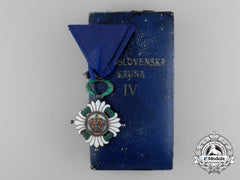 An Order Of The Yugoslav Crown; 5Th Class, Knight With Case
