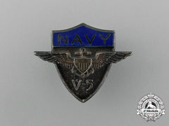 A United States Navy (Usn) V-5 Program Badge